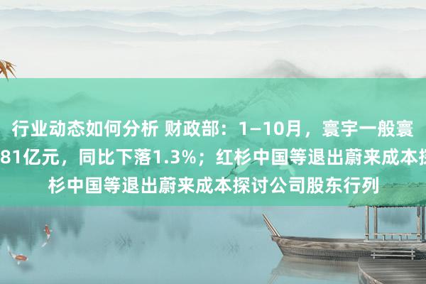 行业动态如何分析 财政部：1—10月，寰宇一般寰球预算收入184981亿元，同比下落1.3%；红杉中国等退出蔚来成本探讨公司股东行列